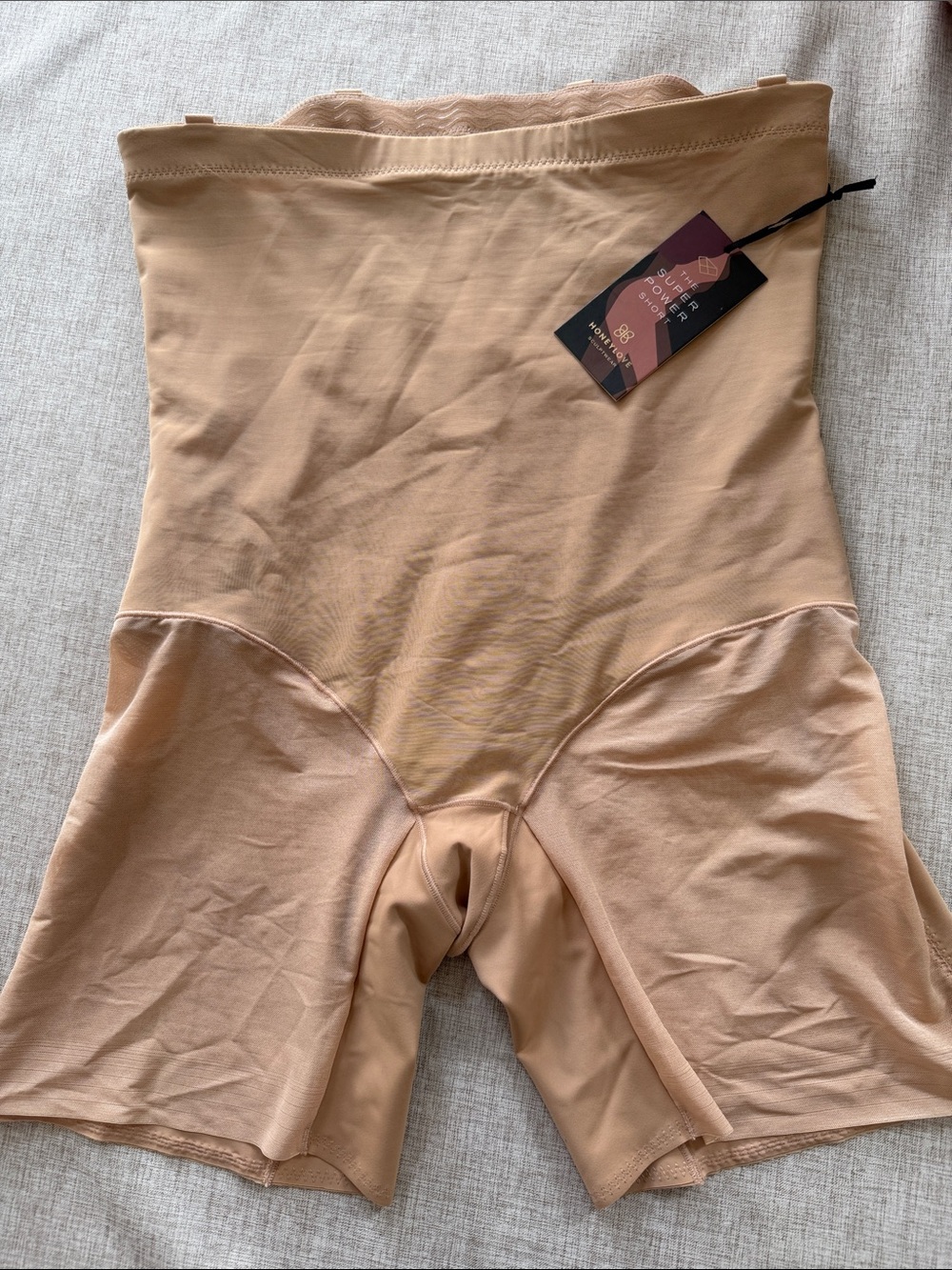 HoneyLove Super Power Short nude Shapewear Size 1X compression NO straps